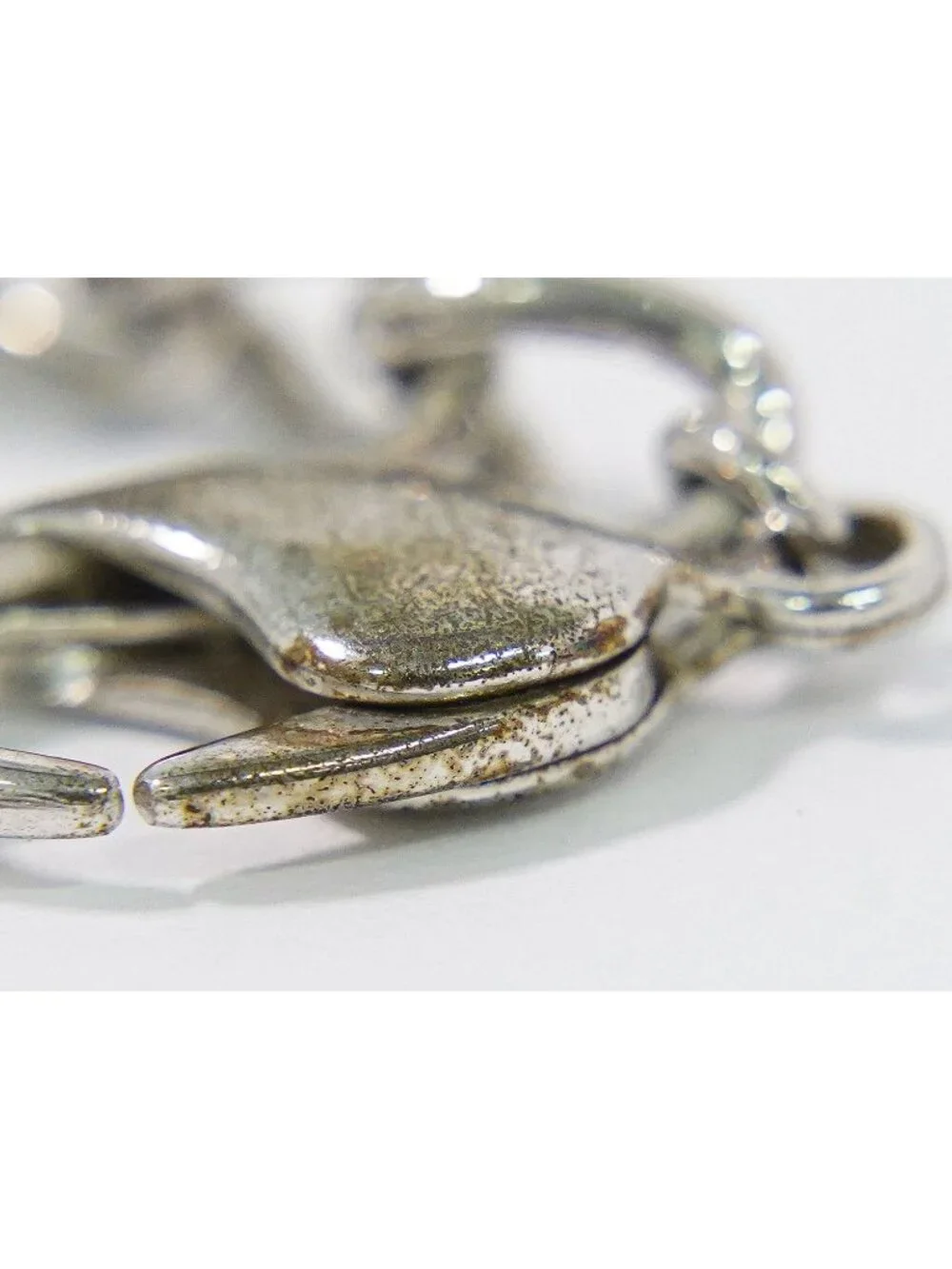 Dior Logo Plate Metal Bracelet Bangle Silver
